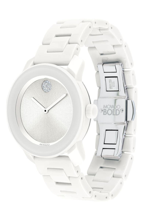 Movado 3600534 Bold Ceramic Bracelet Women Watches Lexor Miami - Lexor Miami