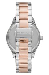 Michael Kors MK6849 Layton 2 Tone Stainless Steel Strap Women Watches - Lexor Miami