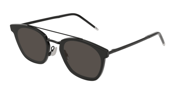 Gafas de sol Saint Laurent SL 28 01 Metal en negro y gris