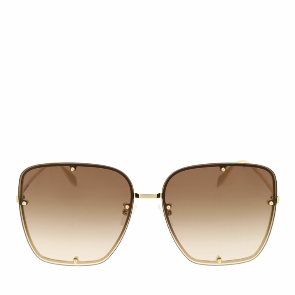 Alexander Mcqueen AM0364S-002 63 Óculos de Sol Feminino METAL