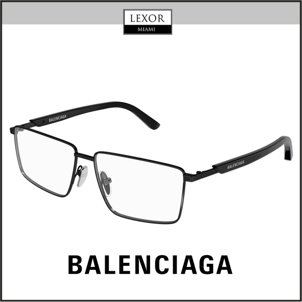 Balenciaga BB0247O-003 58 Optical Frame MAN METAL – Lexor 