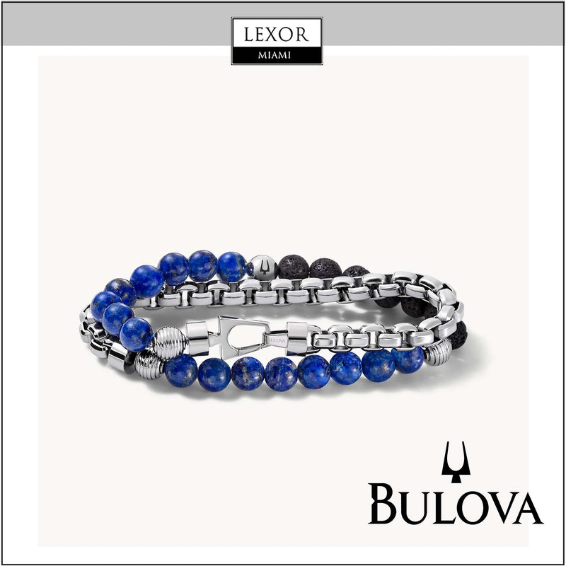 Pulseira Bulova J96B024M Aço 