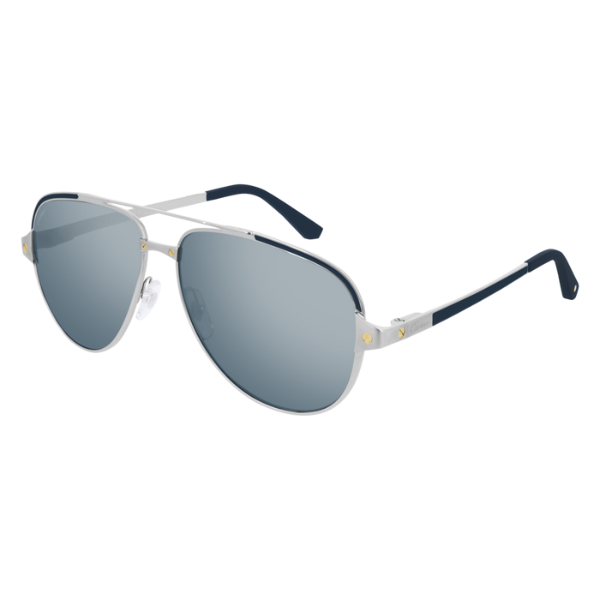 Cartier CT0192S-004 60 Óculos de Sol Masculino