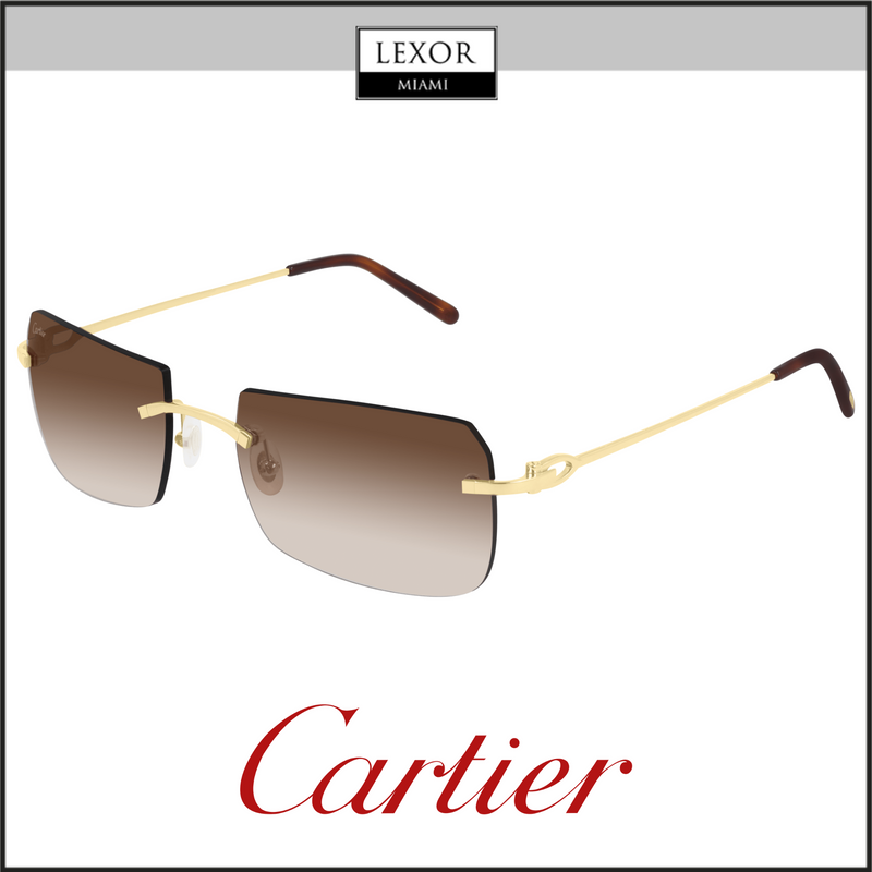 Cartier CT0006CS 056 Óculos de Sol Masculinos