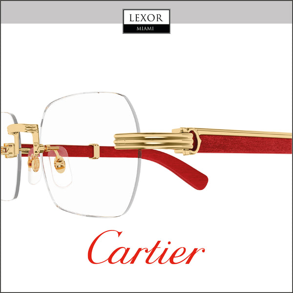 Montura de gafas unisex Cartier CT0377O-004