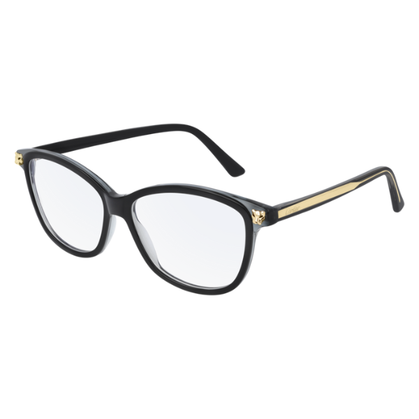 Montura de gafas Cartier CT0207O 001 55 para mujer