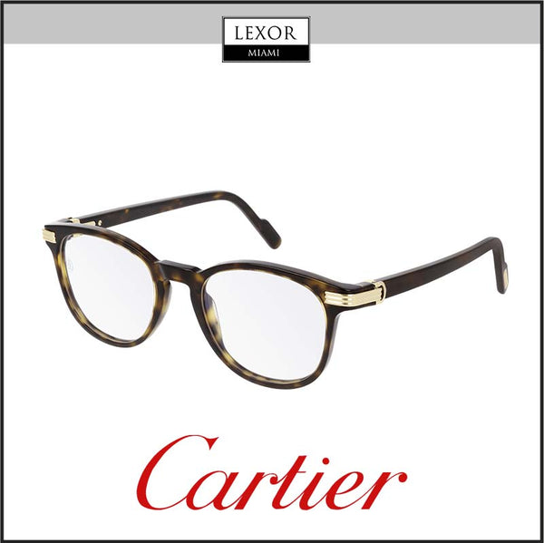 Montura de gafas unisex Cartier CT0221O-002 50