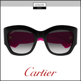 Cartier CT0304S-005 52 Óculos de Sol Feminino ACETATO