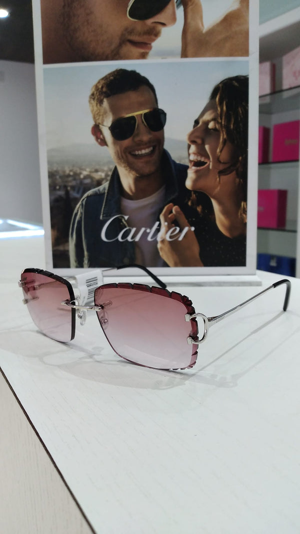 Cartier Rimless CT0092O 002 53 Sunglasses Unisex - Lexor Miami