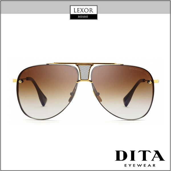 Gafas de sol unisex Dita DRX-2082-B-BLK-GLD-62-Z Decade Two