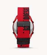 Diesel DZ1916 Digital Crusher Red Nylon Strap Watch 46mm Men Watches Lexor Miami - Lexor Miami