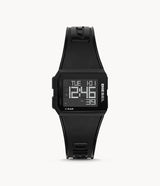 Diesel DZ1918 Digital Chopped Black Polyurethane Strap Watch 38mm Men Watches - Lexor Miami