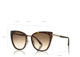 Tom Ford FT0717 Simona 52F 57 Women Sunglasses - Lexor Miami