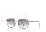 Tom Ford FT0827 28B 56 Men Jake Sunglasses - Lexor Miami