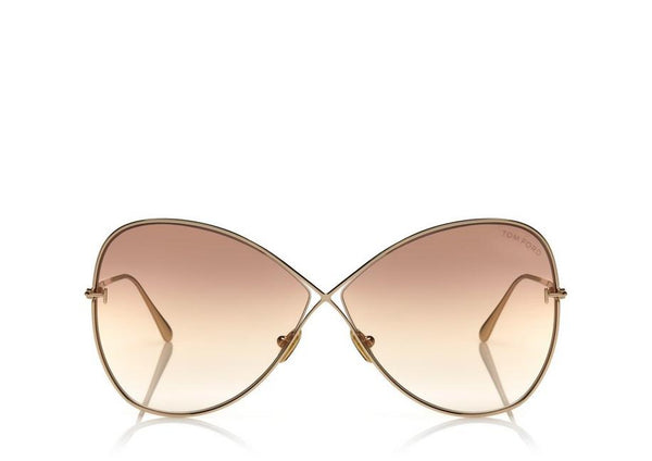 Tom Ford FT0842/S 28F 66 Nickie Women Sunglasses - Lexor Miami