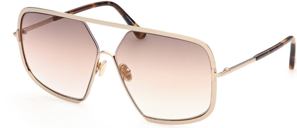 Tom Ford FT0867 28G 63 Warren Unisex Sunglasses - Lexor Miami