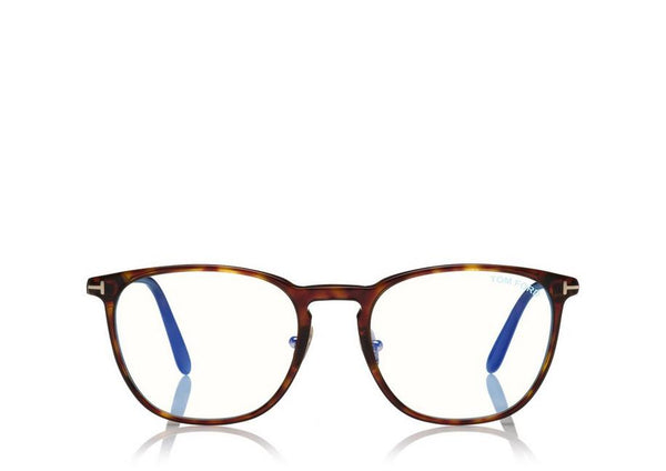 Tom Ford FT5700-B 052 52 Round Shape Blue Block Unisex Optical Frame - Lexor Miami