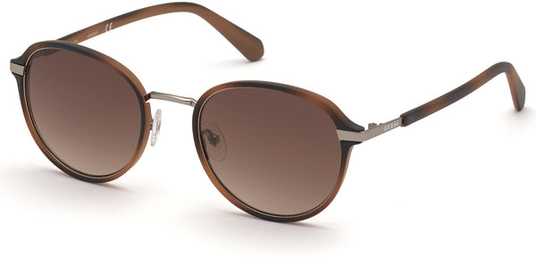 Guess GU00031 53F 53 Round Unisex Sunglasses - Lexor Miami