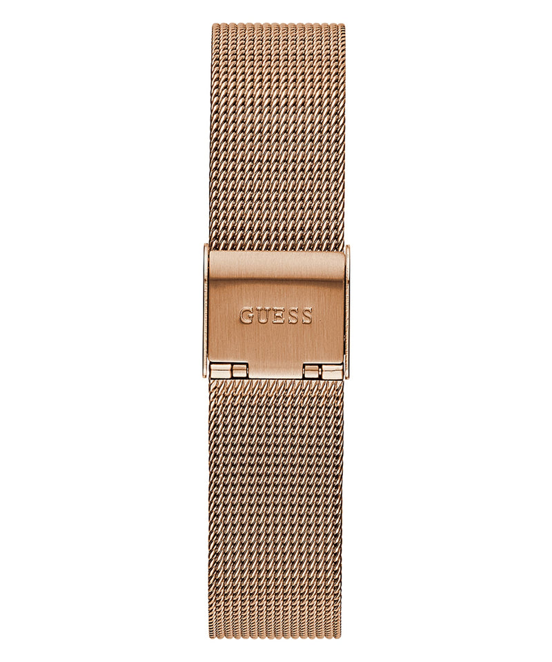 Guess GW0031L3 Rose Gold Stainless Steel Mesh Strap Women Watches - Lexor Miami