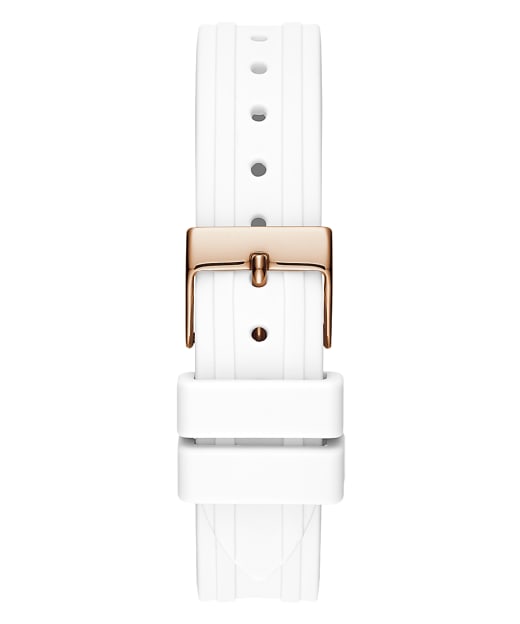 Guess GW0034L2 Cosmo White Silicone Strap Women Watches - Lexor Miami