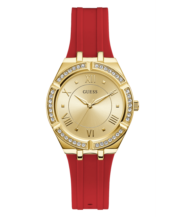 Guess GW0034L6 Cosmo Red Silicone Strap Women Watches - Lexor Miami