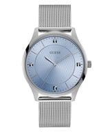 Guess GW0069G1 Silver Mesh Strap Men Watches - Lexor Miami