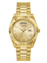 Guess GW0265G2 Connoisseur Gold Stainless Steel Strap Unisex Watches - Lexor Miami