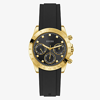 Guess GW0315L1 Black Silicone Strap Unisex Watches - Lexor Miami