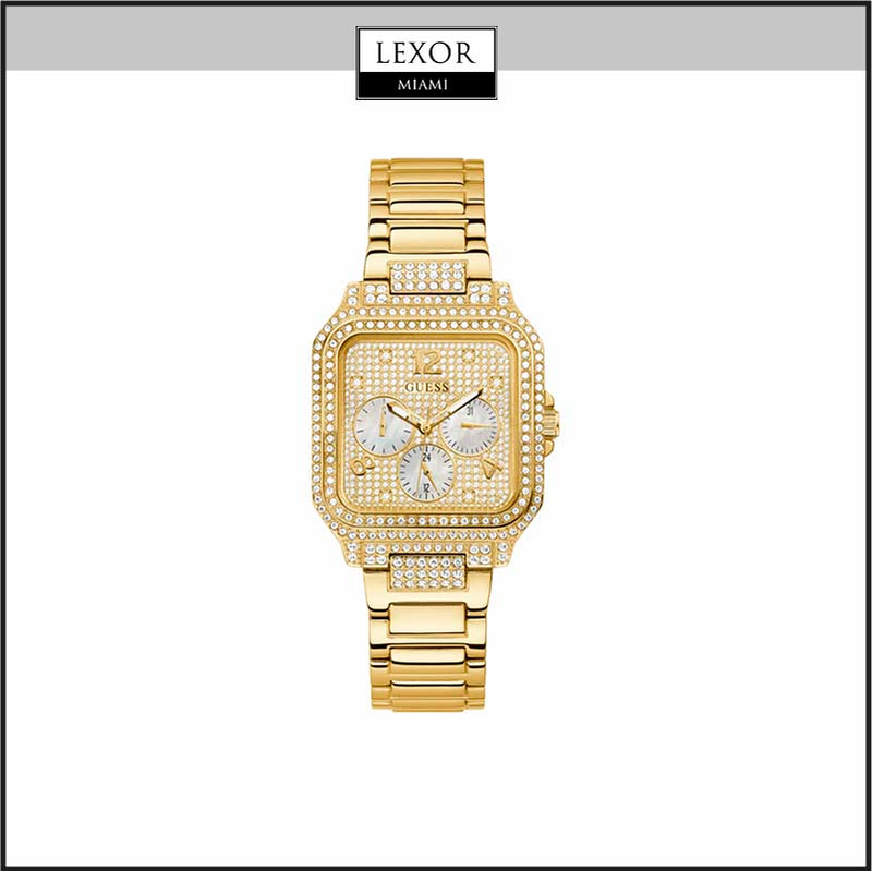 Guess GW0472L2 CAIXA GOLD TONE RELÓGIO DE AÇO INOXIDÁVEL GOLD TONE