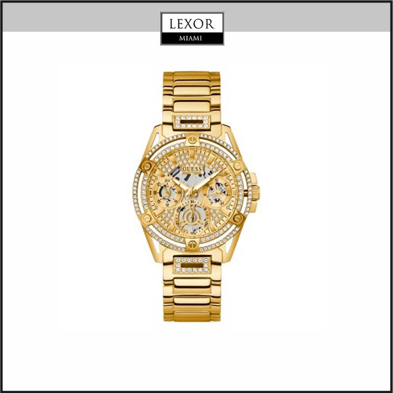 Guess GW0497G2 RELÓGIO DE AÇO INOXIDÁVEL COM CAIXA EM TOM DOURADO