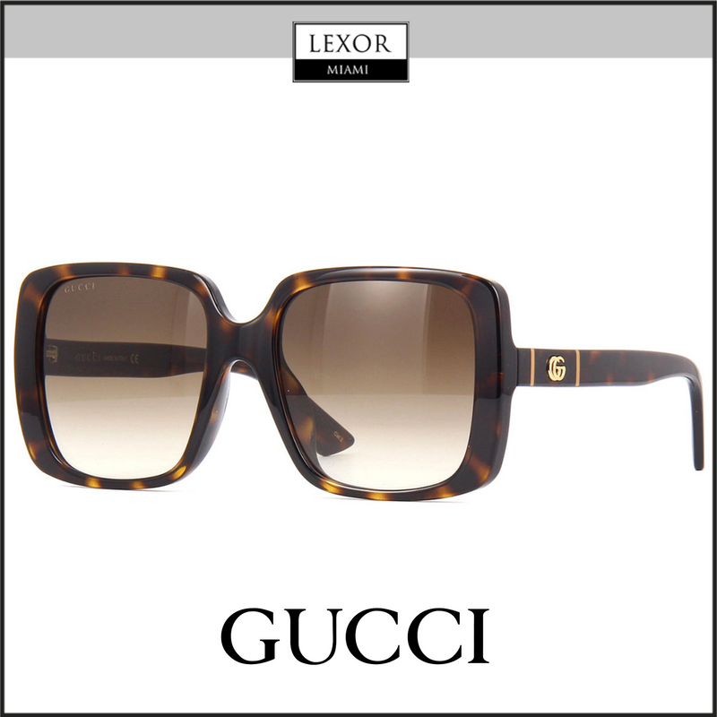 Gucci GG0632SA-002 56 Sunglass WOMAN INJECTION