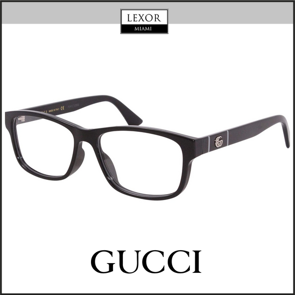 Montura de gafas Gucci GG0640OA-001 55 para hombre INJECT