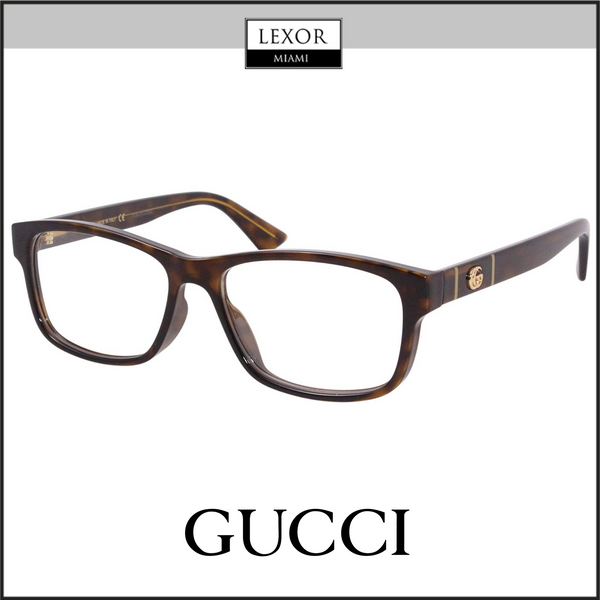 Montura de gafas Gucci GG0640OA-002 55 para hombre INJECT