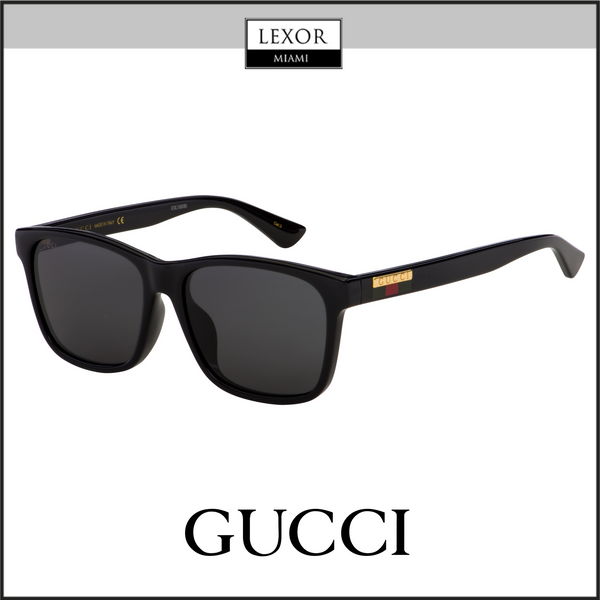 Gucci GG0746SA-001 57 Óculos de Sol HOMEM INJEÇÃO