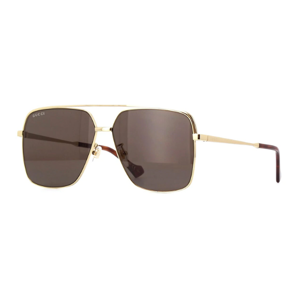 Gucci GG1099SA-003 61 Óculos de Sol Masculino Metal 