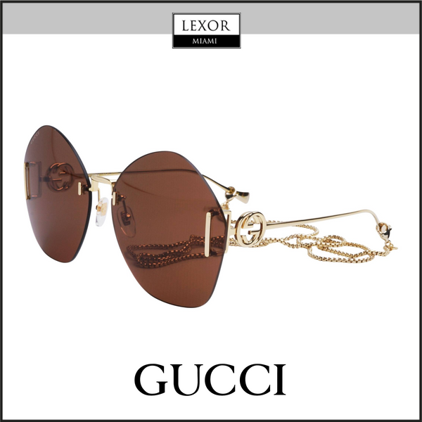 Gucci GG1203S-003 65 Gafas de sol MUJER METAL