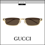 Gucci GG1278S-001 55 Óculos de Sol UNISSEX METAL