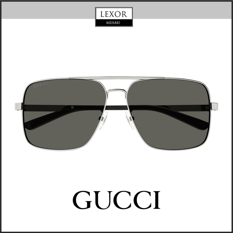 Gucci GG1289S-001 62 Óculos de Sol HOMEM METAL