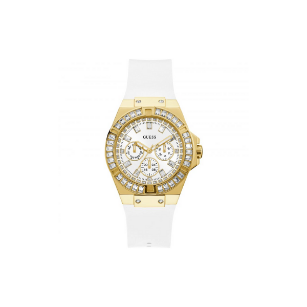 Guess GW0118L5 Ven�s Relógios Femininos com Pulseira de Aço Inoxidável Branco