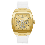 Guess GW0202G6 PHOENIX Relógios Masculinos Brancos de Aço Inoxidável