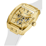 Guess GW0202G6 PHOENIX Relógios Masculinos Brancos de Aço Inoxidável