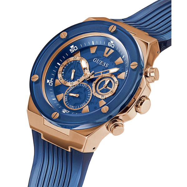 Guess GW0425G3 POSEIDON Azul Aço Inoxidável Relógios Masculinos