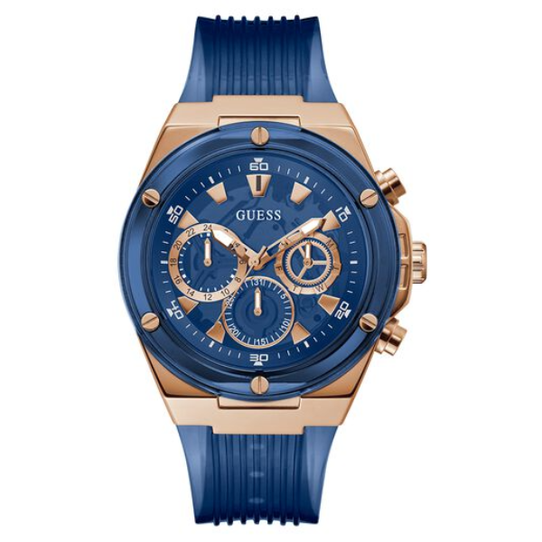 Guess GW0425G3 POSEIDON Azul Aço Inoxidável Relógios Masculinos