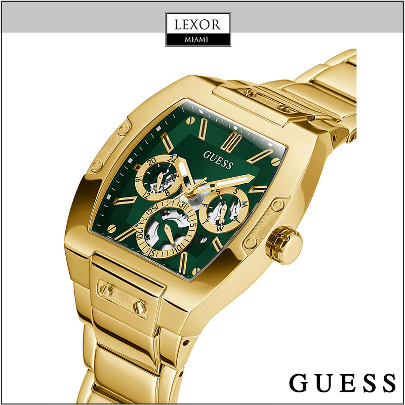 Guess GW0456G3 Lexor GOLD STAINLESS WATCH – STEEL TONE CASE Miami TONE GOLD
