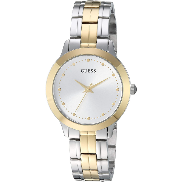 Guess U0989L8 Chelsea 2-Tone Aço Inoxidável Strap Relógios Femininos