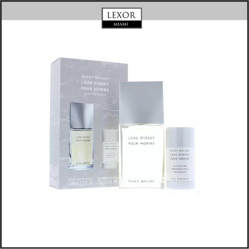 Issey Miyake LEau DIssey 2.5 EDT Sp + 2.6 Deo Stick Men Travel Set