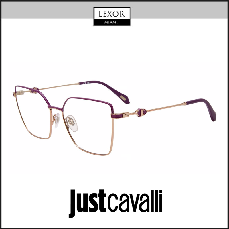 JUST CAVALLI PÚRPURA/ORO 0E59 55 FEM ÓPTICA