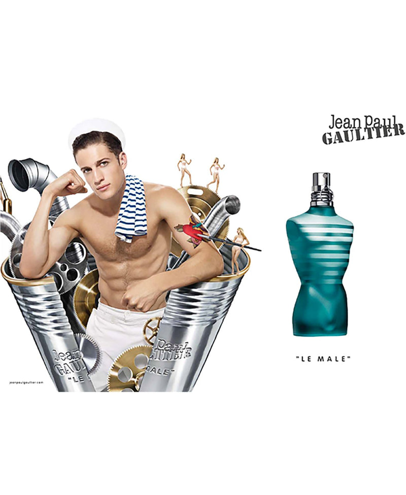 Le Male by Jean Paul Gaultier for Men 2.5 oz Eau de Toilette Spray