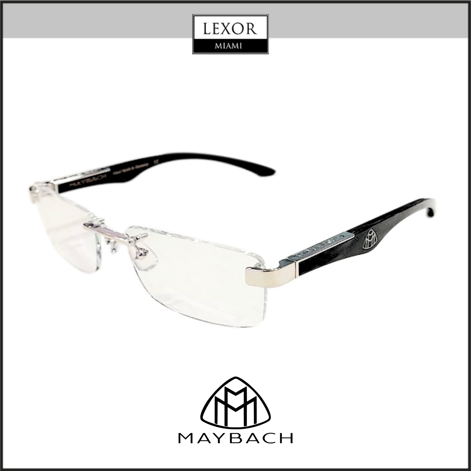 Maybach The Artist III P-HB-Z25 56 Optical Frame Unisex – Lexor Miami