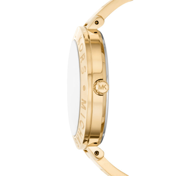 Michael Kors MK4622 Jaryn Gold Stainless Steel Bangle Strap Women Watches - Lexor Miami